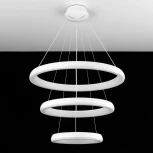Подвесной светильник Wi-Fi ярусный светодиодный с пультом Юпитер Смарт CL730A150S (220V, умный дом - Алиса, Маруся, на тросе, кольцо)