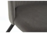 Стул Woodville на металлокаркасе Gabi 1 dark gray / black 15111