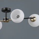 Потолочная люстра на штанге ILLUMICO IL0469-4CSQ-24 BK AB LIBRA (220V)