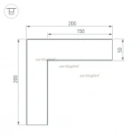 Угол SL-LINE-5035 (Металл) 030116 Arlight