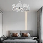 Потолочная люстра на штанге Arte Milano Sorrento-9309 379309/10/600 CR (220V, свеча)