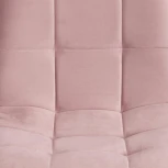 Стул CHILLY MAX / 1 шт. в упаковке (Велюр,Металл  /Розовый,Белый)