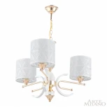 Подвесная люстра Arte Milano Florentia-2097 302097/3 Wh/Gd (220V, на цепи)