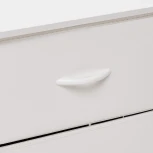 Комод Линкс 8 ящ., Каркас Белый, ящики Белые Leset