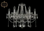 Подвесная люстра Art Classic 11.12 11.12.6.195.Cr.Sp (220V, хрусталь, на цепи, подсвечник, свеча)