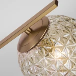 Интерьерная настольная лампа Eurosvet Shape 01213/1 латунь (220V, выключатель, шар)