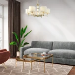 Подвесная люстра Maytoni Alloro MOD088PL-06BS (220V, на цепи)