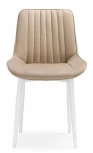 Стул Notta на металлокаркасе Седа К бежевый / белый 502095