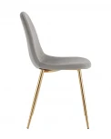 Стул Stool Group Валенсия SN велюр серый золотые ножки УТ000036462