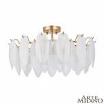 Потолочная люстра на штанге Arte Milano Rim 315009/D600 BS (220V, перо)