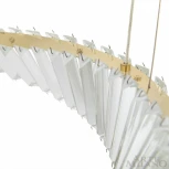 Подвесной светильник Arte Milano Venezia 318311/D800 GD (регулировка яркости, LED, 220V, хрусталь, пульт управления, на тросе, кольцо)