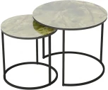 Комплект столов журнальных Калифорния Стелла Зеленый оникс от фабрики Калифорния