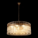 Подвесная люстра Loft It Nevada 10297/600 French gold (220V, хрусталь, на цепи, круглые)