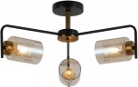 Потолочная люстра на штанге ILLUMICO IL8248-3COU-79 BK GD (220V)