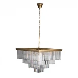 Подвесная люстра каскадная Loft IT Prism Clear 10019/600S (220V, хрусталь, на цепи)