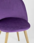 Стул Stool Group Лион велюр с ромбами лиловый УТ000004244