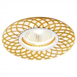 Встраиваемый точечный светильник Ambrella Алюминий С Узором A815 AL/G (220V)