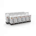 Лампочка светодиодная шар белая колба E14 12 Вт 880 lm 3000K теплое белое свечение Gauss Elementary 53112