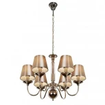 Подвесная люстра iLamp Rolling P2406-6 Nickel (220V, на цепи)