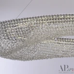 Подвесная люстра светодиодная APL LED Sicilia SH523.0.120.A.Ni.4000 (220V, хрусталь, на тросе)