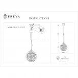 Подвесной светильник Freya Isabel FR6157-PL-24W-TR (LED, 220V, на проводе, шар)