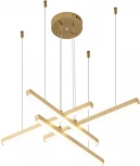 Подвесной светильник 14017/4P Gold Indigo Paralleli V000086L (регулировка яркости, LED, 220V, пульт управления, на тросе)