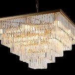 Подвесная люстра каскадная Loft IT Prism Clear 10019/800S (220V, хрусталь, на цепи)