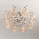 Потолочная люстра Eurosvet Liona 60065/8 серебро (220V)