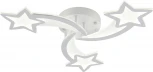 Потолочная люстра Natali Kovaltseva Simply LED LAMPS 81402 с пультом ДУ 80W, белый, LED (регулировка яркости, 220V, звезды)