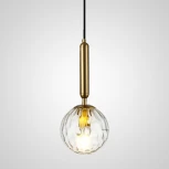 Подвесной светильник Raffin Gold/Transparent ImperiumLoft Raffin01 (179970-26) (220V, на проводе, шар)