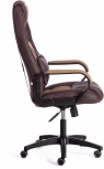 Кресло DRIVER (22) кож/зам/ткань, коричневый/бронза, 36-36/TW-21 Tetchair 19296