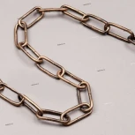 Цепь для люстры с двумя карабинами Eurosvet, бронза