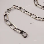 Цепь для люстры с двумя карабинами Eurosvet, черный с золотом