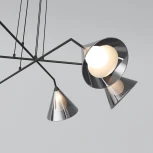 Подвесной светильник Wi-Fi Eurosvet Enigma 70161/6 (220V, управление смартфоном, голосовое управление, умный дом - Minimir Home, Алиса, Маруся, Салют, на проводе)