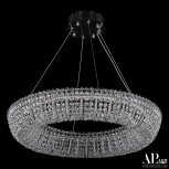 Подвесная люстра светодиодная APL LED Sicilia SH502.0.60.M.Ni.4000 (220V, хрусталь, на тросе, круглые)