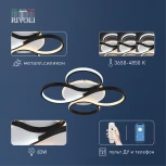 Потолочная люстра Rivoli Lori 6103-101