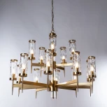 Подвесная люстра ярусная Divinare Sham 4505/17 LM-15 (220V, на цепи)