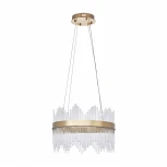 Подвесная люстра Arte Milano Venezia 311033/D500 BS (регулировка яркости, LED, 220V, хрусталь, пульт управления, на тросе, круглые)