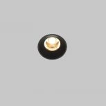 Встраиваемый светильник под гипсокартон Maytoni Round DL058-7W2.7K-TRS-B (LED, 220V, круглые)