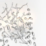 Бра Odeon Light Delica 4970/3W HALL матов.серебристый/алюмин./хрусталь G9 3*40W (220V, лепестки, ветки)