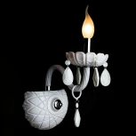 Бра Arte Lamp Teatro A3964AP-1WH (220V, подвески, подсвечник, свеча)