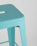 Стул барный Stool Group TOLIX голубой матовый УТ000000946