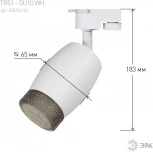 Трековый светильник ЭРА TR51 - GU10 WH (220V)