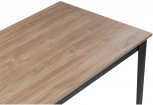Деревянный стол Woodville Айленд дуб канзас / черный 551091