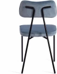 Стул SILVIA (mod. 0139124) Tetchair (Голубой,Черный).