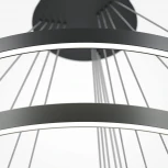Подвесной светильник ярусный светодиодный Maytoni Rim MOD058PL-L200BK (220V, на тросе)