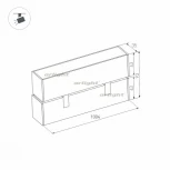 Трековый светильник магнитный Arlight MAG-FLAT-FOLD 027002 (LED, 24V)
