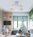 Потолочная люстра Seven Fires Merin SF3373/2C-WT-CR-WT