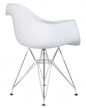 Стул обеденный DAW CHROME (ножки хром, цвет сиденья белый)
