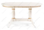 Деревянный стол Woodville Джил крем с золотой патиной 450820